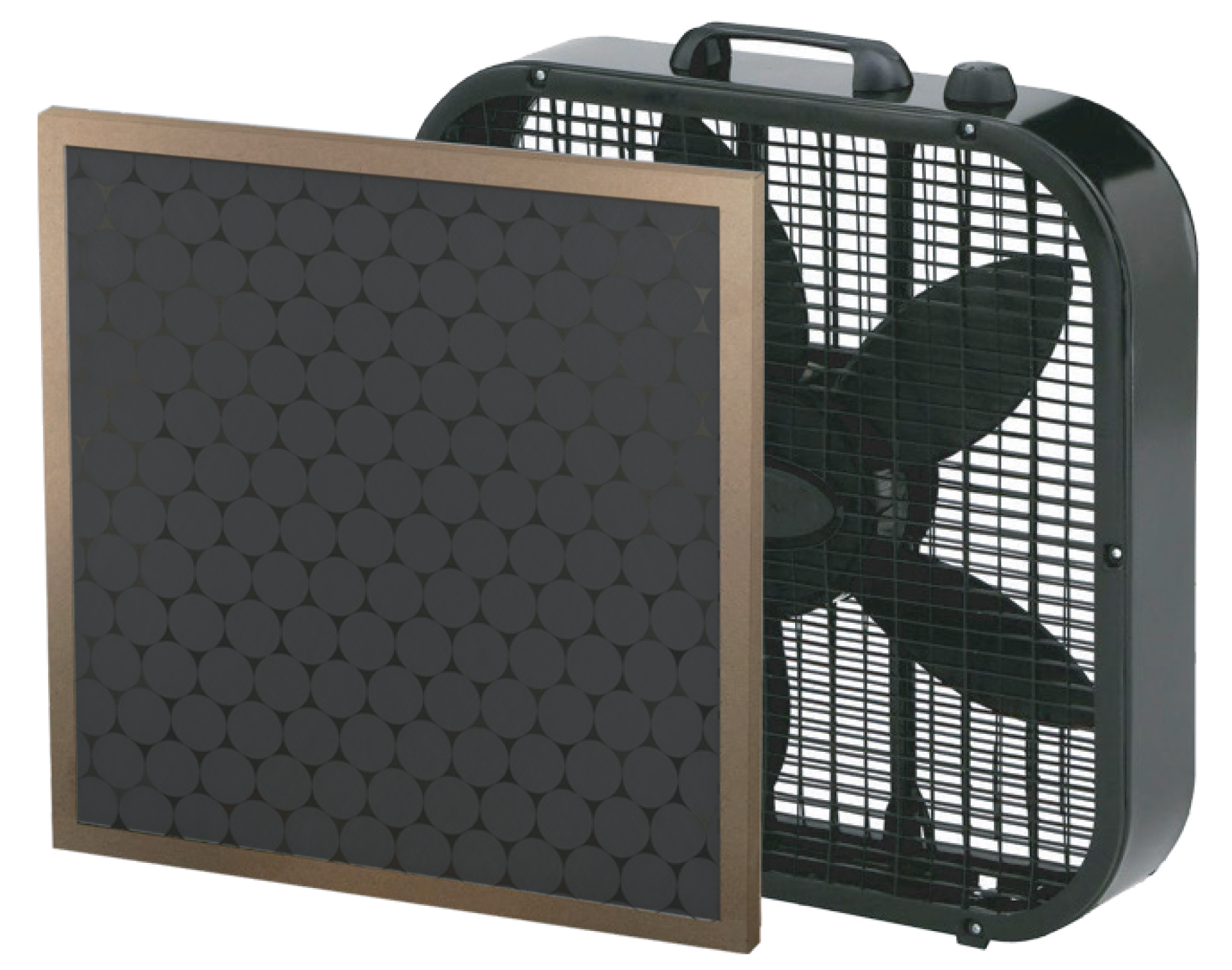 Box Fan Air Filter for Small Spaces | Voloair